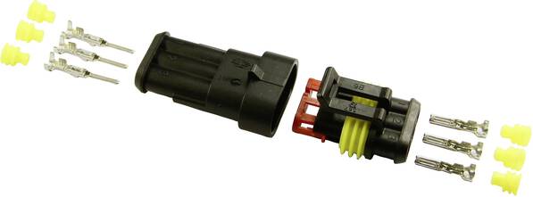 BAAS Superseal Set AMP-Superseal 1.5mm Series Polzahl Gesamt 3 Rastermaß: 6 mm ES13 1 St.