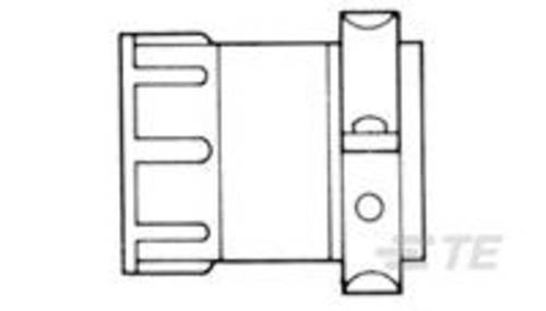 Circular Plastic Connectors 1-206322-1 TE Connectivity Inhalt: 1 St.