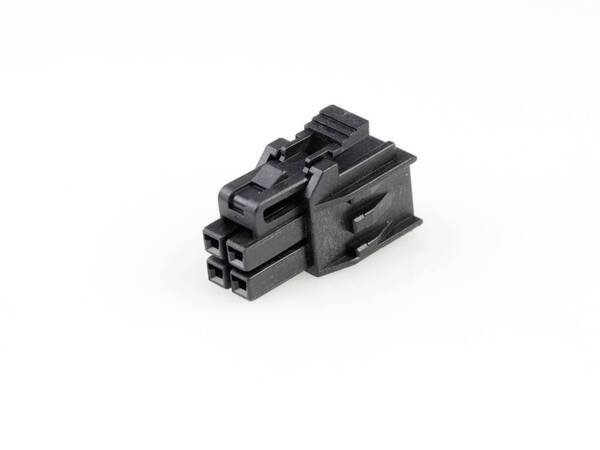 Molex Buchsengehäuse-Kabel Polzahl Gesamt 4 Rastermaß: 2.5 mm 1053081204 1 St. Bag