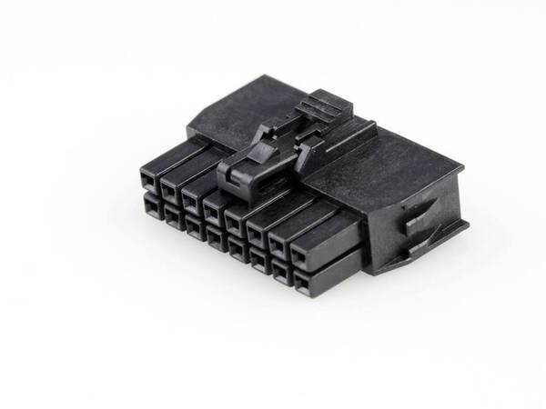 Molex Buchsengehäuse-Kabel Polzahl Gesamt 16 Rastermaß: 2.5 mm 1053081216 1 St. Bag