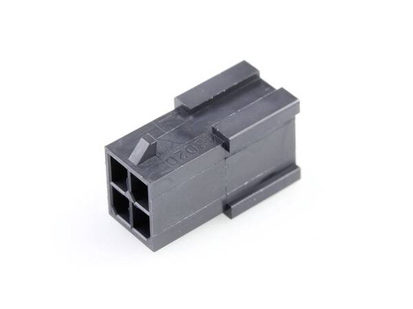 Molex Buchsengehäuse-Kabel Polzahl Gesamt 4 Rastermaß: 3 mm 430200411 1 St. Bag