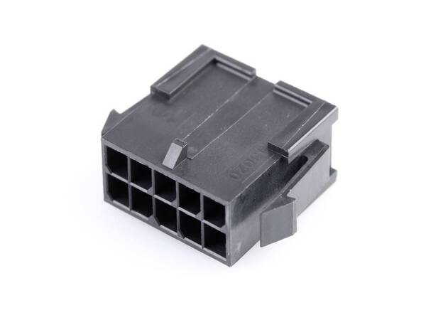Molex Buchsengehäuse-Kabel Polzahl Gesamt 10 Rastermaß: 3 mm 430201000 1 St. Bag