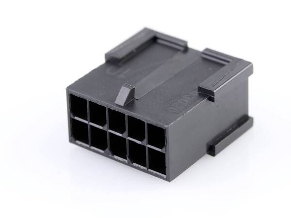 Molex Buchsengehäuse-Kabel Polzahl Gesamt 10 Rastermaß: 3 mm 430201001 1 St. Bag
