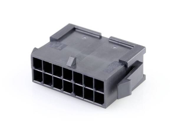 Molex Buchsengehäuse-Kabel Polzahl Gesamt 14 Rastermaß: 3 mm 430201400 1 St. Bag