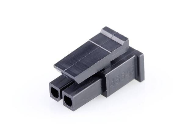 Molex Buchsengehäuse-Kabel Polzahl Gesamt 2 Rastermaß: 3 mm 436450210 1 St. Bag