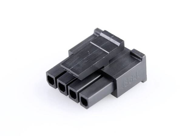 Molex Buchsengehäuse-Kabel Polzahl Gesamt 4 Rastermaß: 3 mm 436450408 1 St. Bag