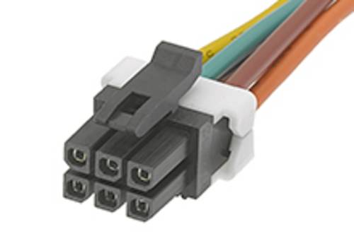 Molex Buchsengehäuse-Kabel Polzahl Gesamt 6 Rastermaß: 3 mm 451320603 1 St. Bag