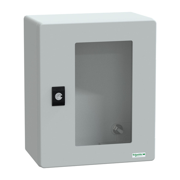 Polyestergehäuse PLM Wandmontage, ohne MP H300xB250xT160mm IP66, transp. Tür Schneider Electric Inhalt: 1 St.