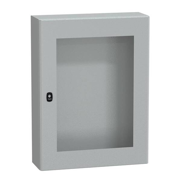 Spacial S3D tspt Tür ohne Montageplatte H800xB600xT200.IP66 IK08 RAL7035. Schneider Electric Inhalt: 1 St.