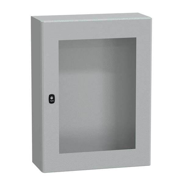 Spacial S3D tspt Tür ohne Montageplatte H800xB600xT250.IP66 IK08 RAL7035. Schneider Electric Inhalt: 1 St.