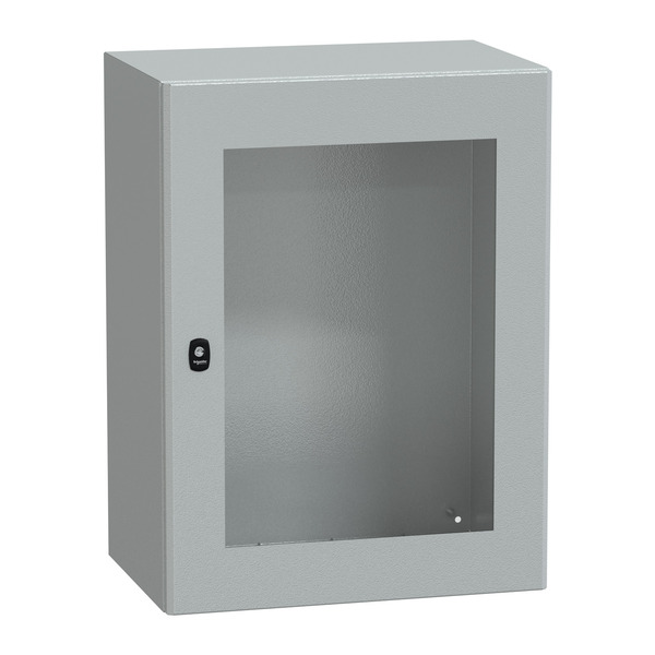 Spacial S3D tspt Tür ohne Montageplatte H800xB600xT400.IP66 IK08 RAL7035. Schneider Electric Inhalt: 1 St.