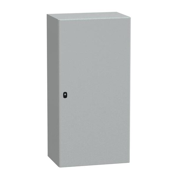 Spacial S3D Volltür ohne Montageplatte H1200xB600xT400 IP66 IK10 RAL7035. Schneider Electric Inhalt: 1 St.