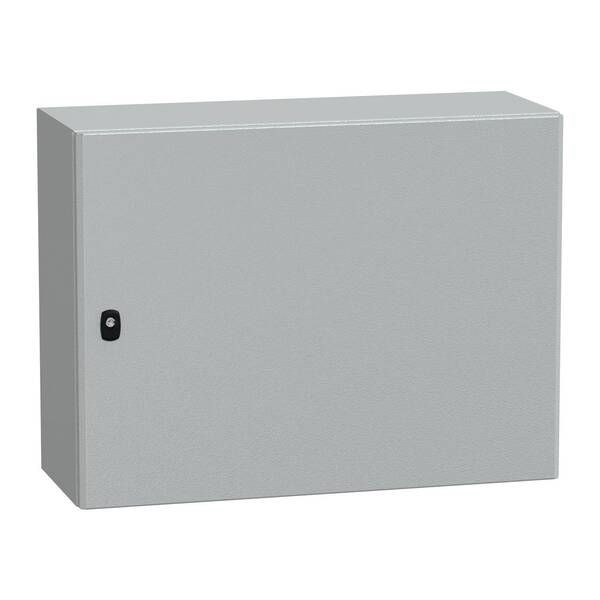 Spacial S3D Volltür ohne Montageplatte H600xB800xT300.IP66 IK10 RAL7035. Schneider Electric Inhalt: 1 St.