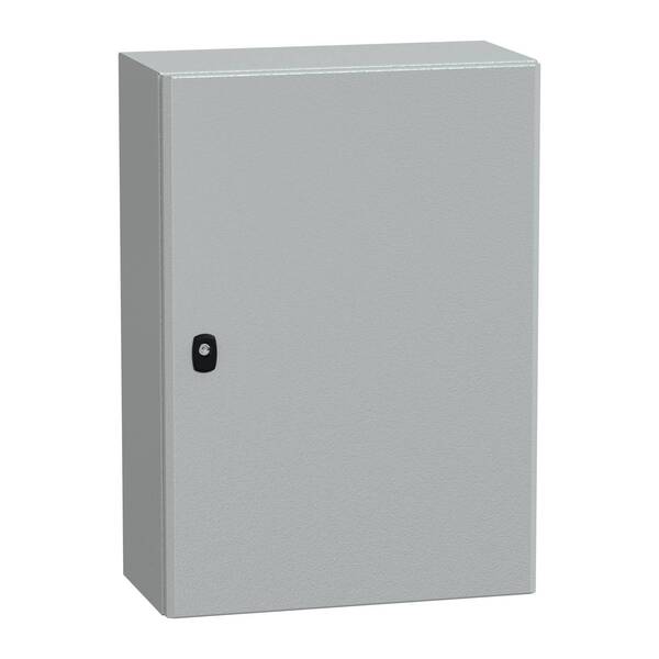 Spacial S3D Volltür ohne Montageplatte H700xB500xT250.IP66 IK10 RAL7035. Schneider Electric Inhalt: 1 St.