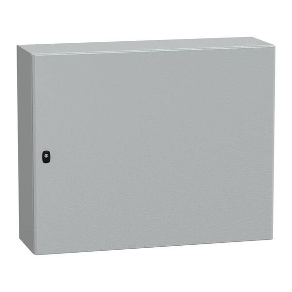 Spacial S3D Volltür mit Montageplatte H800xB1000xT300.IP55 IK10 RAL7035. Schneider Electric Inhalt: 1 St.