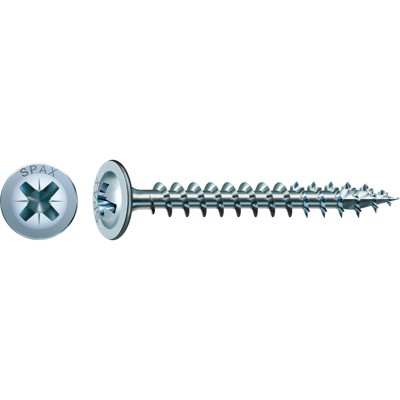SPAX® - Rückwandschraube St znblk Vollgewinde PZD 2, 4,5x40mm