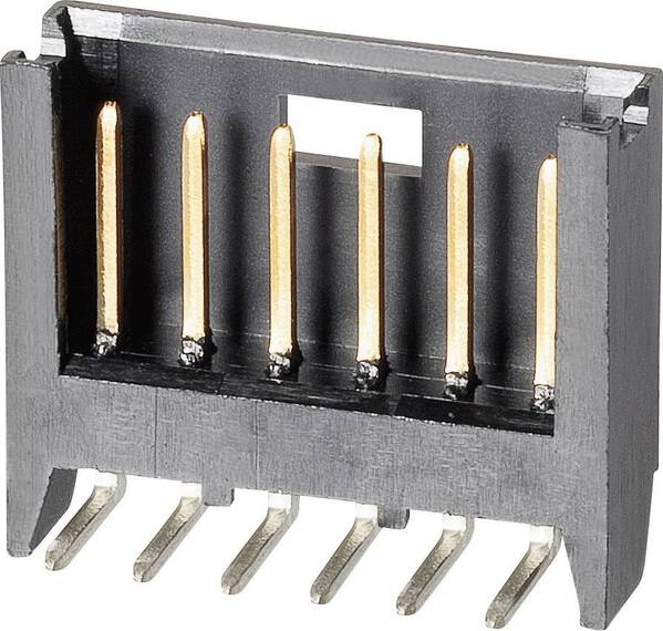 TE Connectivity Stiftleiste (Standard) AMPMODU MOD II Polzahl Gesamt 4 Rastermaß: 2.54 mm 280378-1 1 St.