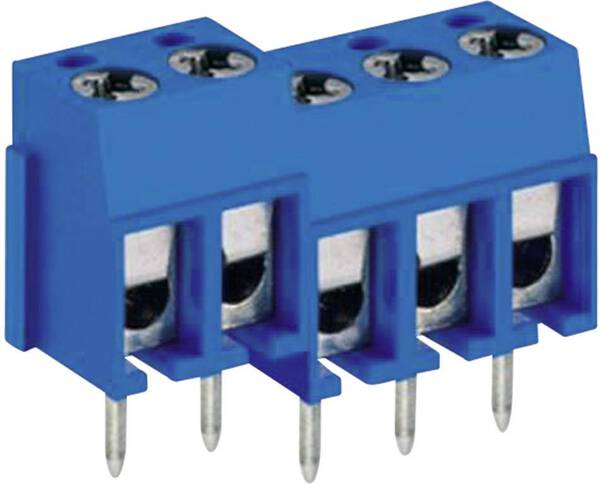 DECA 1216198 Schraubklemmblock 2.50 mm² Polzahl 2 Blau 1 St.