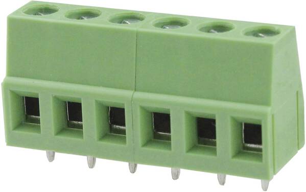 Degson DG128-5.0-02P-14-00AH-1 Schraubklemmblock 3.31 mm² Polzahl 2 Grün 1 St.