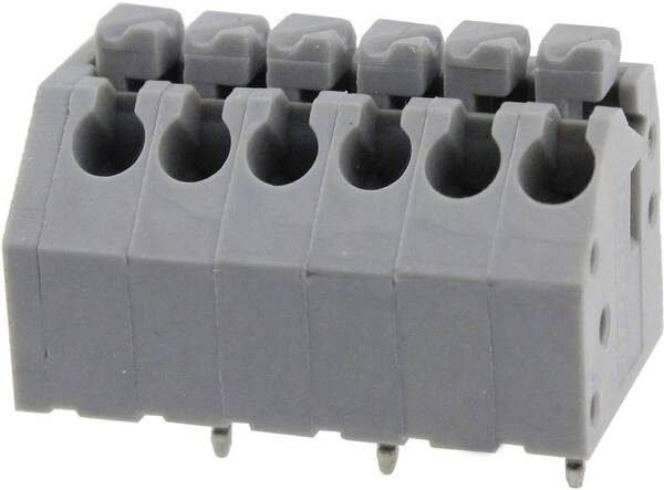 Degson DG250-3.5-12P-11-00AH-1 Federkraftklemmblock 0.82 mm² Polzahl 12 Grau 1 St.