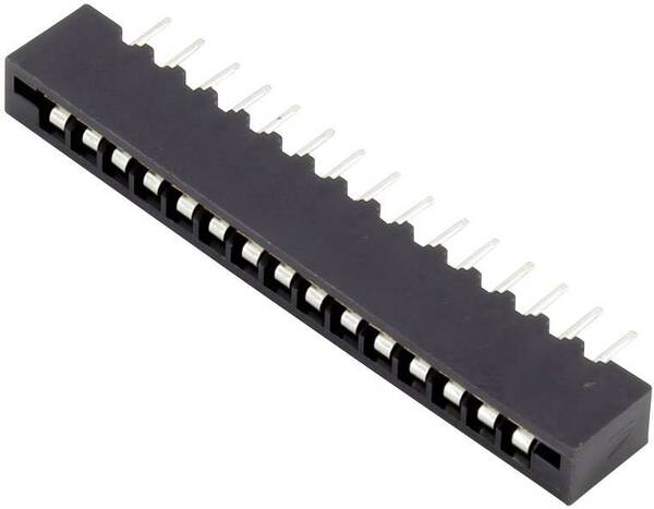 Connfly Buchsengehäuse-Platine Polzahl Gesamt 15 Rastermaß: 2.54 mm DS1020-15ST1D 1 St.