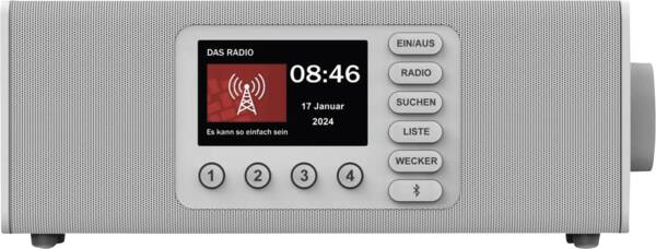 54299 Digitalradio DR2002BT - Weiss