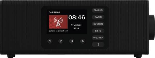 54298 Digitalradio DR2002BT - Schwarz