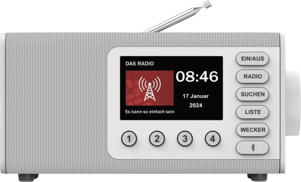 54297 Digitalradio DR1001BT - Weiss