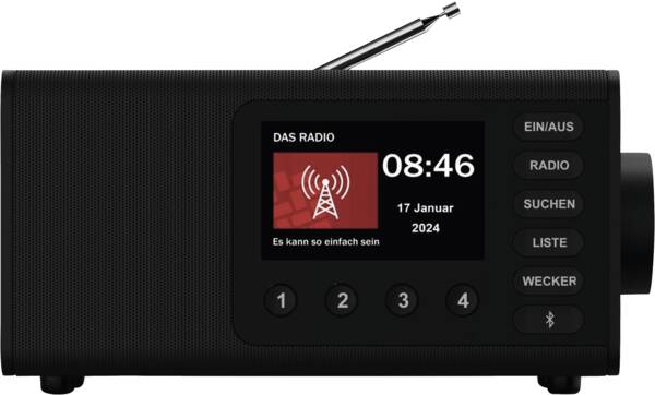 54296 Digitalradio DR1001BT - Schwarz