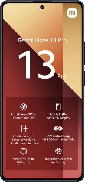 Redmi Note 13 Pro 256GB - Midnight Black