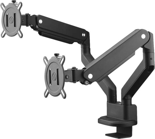 DM4210 Monitor Halterung Solid Dual - Schwarz
