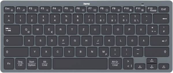 125132 Tastatur Travel 400,DE - Schwarz