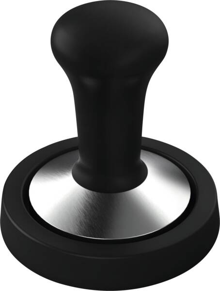 111285 Tamping-Set, Tamper 58 mm - Schwarz-Silber