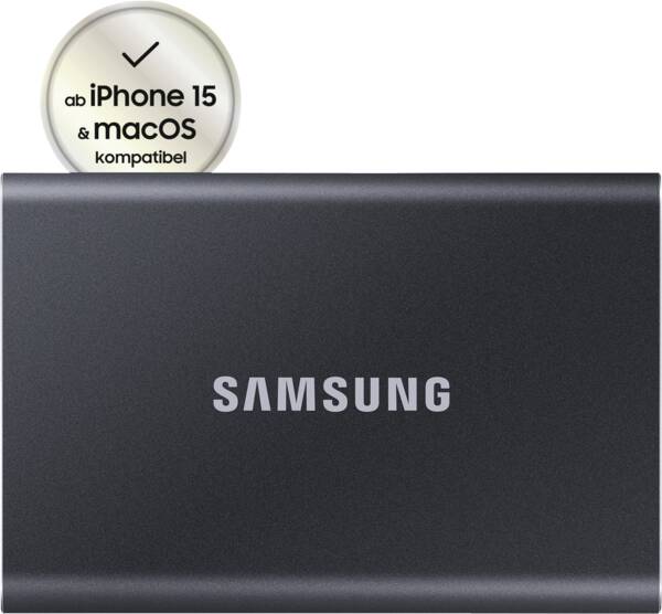 T7 Portable SSD 4TB USB 3.2 Gen.2 (10Gbps) - Titan-Grau
