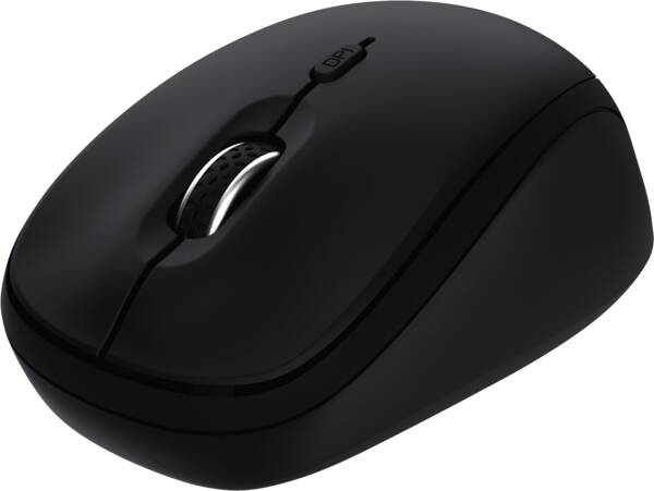 Yvi+ Multi-Device Wireless Mouse - Schwarz