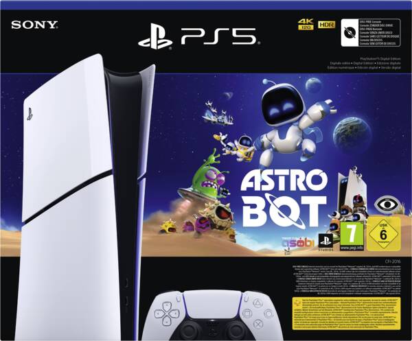 PlayStation 5 Digital Edition Slim Astro Bot Bundle
