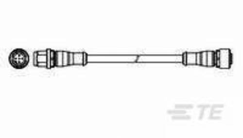 TE Connectivity 1-2273114-4 Sensor-/Aktor-Anschlussleitung M12 Stecker, gerade, Buchse, gerade 1.50 m Polzahl: 5 1 St.
