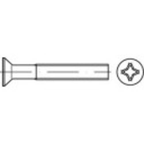 TOOLCRAFT TO-5431713 Senkschrauben M3 8 mm Kreuzschlitz Phillips Stahl galvanisch verzinkt 200 St.
