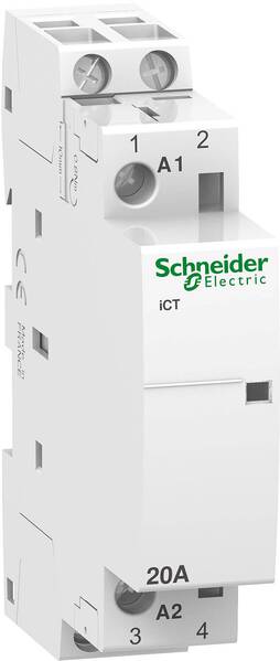 Schneider Electric A9C22722 Installationsschütz 2 Schließer 1.2 W 250 V/AC 20 A 1 St.