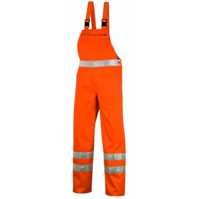 teXXor® - Warnschutz-Latzhose HAMILTON 4304, warnorange, Größe 102