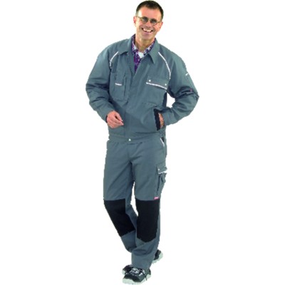 Planam - Bundjacke 2113 grau/schwarz, Größe 25