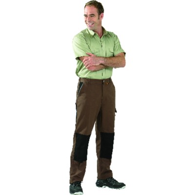 Planam - Bundhose 2126 braun/schwarz, Größe 56