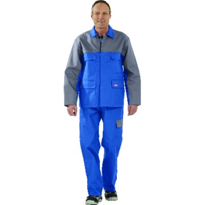 Planam - Arbeitsjacke 5210 kornblau/grau, Größe 48