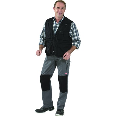Planam - Arbeitsweste 1410 schwarz, Größe XL