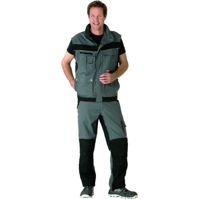Planam - Arbeitsweste 2536 schiefer/schwarz, Größe M