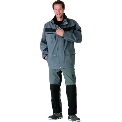 Planam - Allwetterjacke 2576 schiefer/schwarz, Größe 3XL