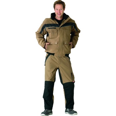 Planam - Winterjacke 2594 sand/schwarz, Größe XL