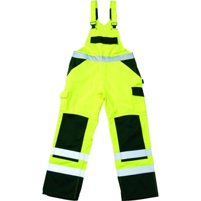 MASCOT® - Warnschutz-Latzhose Barras 07169-470, warngelb/grün, Größe C44, 82