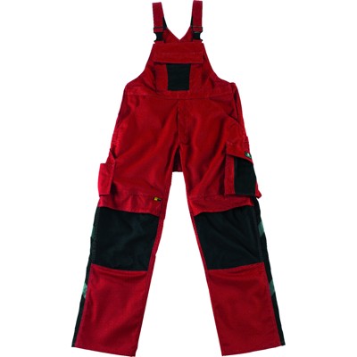 MASCOT® - Berufslatzhose Augsburg 12169-442, rot/schwarz, Größe C52, 76