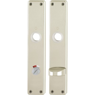 HOPPE® - Langschildpaar London 202SP, eckig o. No., WC/SS 78, TS 40, F2